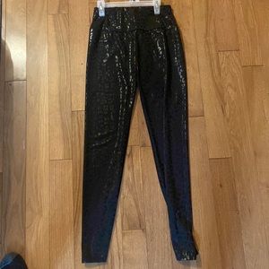 these super cute leather cheetah leggings are great for any accession